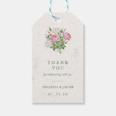 フローラエレガントブーケ感謝していー ギフトタグ (正面)