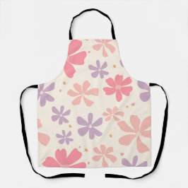 フローラエレガントプリント自然愛のための植物芸術 エプロン
