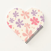 フローラエレガントプリント自然愛のための植物芸術 ノートブック (裏面)