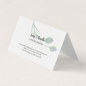 フローラエレガントプレーンシンプルプロフェッショナル 名刺 (正面)