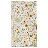 フローラエレガントベイビーシャワーサンキューバッグ スモールペーパーバッグ (裏面)