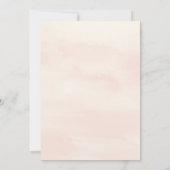 フローラエレガントベビーシャワーガール招待状 招待状 (裏面)