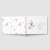 フローラエレガントベビーシャワーゲストブック ゲストブック (全面)