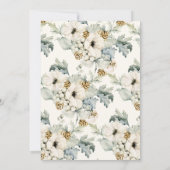 フローラエレガントベビーシャワー招待状 招待状 (裏面)