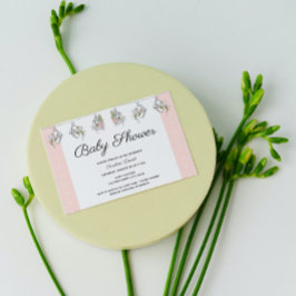フローラエレガントベビーシャワー招待状 招待状
