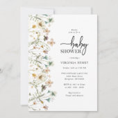 フローラエレガントベビーシャワー招待状 招待状 (正面)