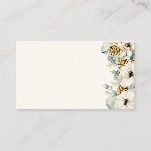 フローラエレガントベビー用カード帳 エンクロージャーカード (裏面)