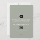 フローラエレガントベリービジネスクリスマス シーズンカード (裏面)