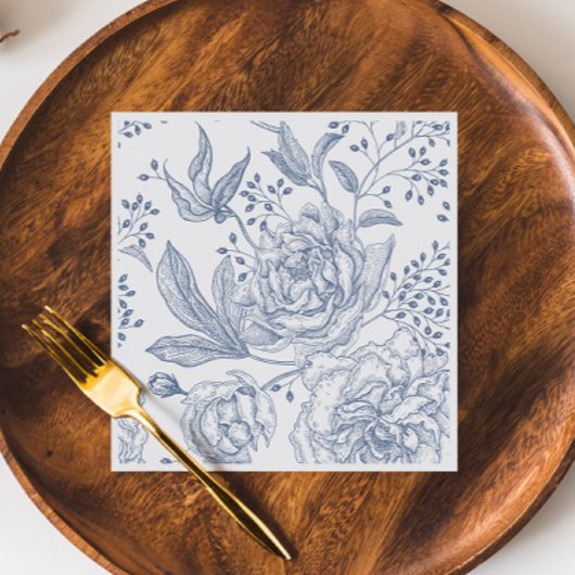 フローラエレガントペリウニ結婚クル スタンダードカクテルナプキン