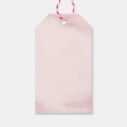 フローラエレガントホワイトと赤面お願い ギフトタグ (裏面)