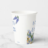 フローラエレガントホワイトライズブルー'ハッピーイースター' 紙コップ (右)