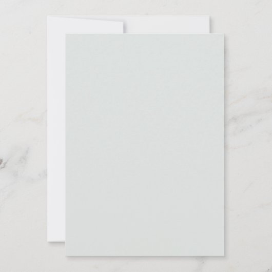 フローラエレガントホワイト結婚のシックなリハーサルディナー 招待状 (裏面)