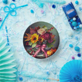 フローラエレガントボウル、7"紙ボウル ペーパーボウル (パーティー)