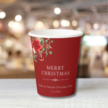 フローラエレガントボタニカルクリスマスパーティーホリデー