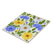 フローラエレガントボタニカルパターンファームハウス タイル (側面)