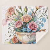 フローラエレガントボホシェルパブランケット シェルパブランケット (正面(横))