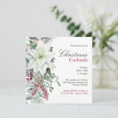 フローラエレガントポインセティアホリデーカクテルパーティー 招待状 (スタンド正面)