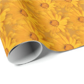 フローラエレガントポットイエローマリゴールドの花 ラッピングペーパー (ロールコーナー)