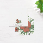 フローラエレガントポピーイヤリング表示カード (デスク)