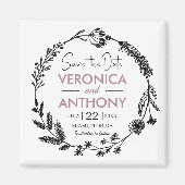 フローラエレガントマグネットを保存 マグネット (正面)