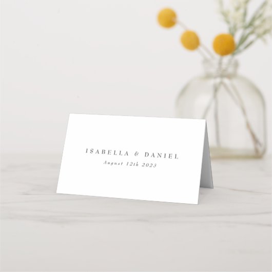 フローラエレガントマグノリア結婚のテーブル座席表 プレイスカード (裏面)