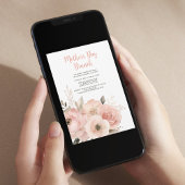 フローラエレガントマザーズデイブランチ 招待状