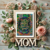 フローラエレガントマザーフレンド引用文グリーン カード