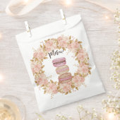 フローラエレガントマフランスのカロンパリパーティー フェイバーバッグ (クリップ留めされた状態)