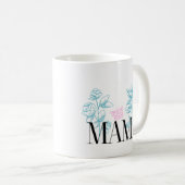 フローラエレガントママフラワーマザーズデイマグ コーヒーマグカップ (正面右)