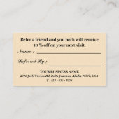 フローラエレガントマンダラ事業  紹介カード (裏面)