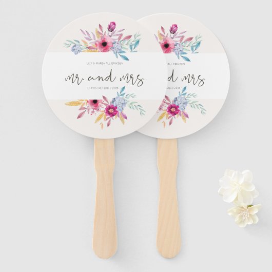 フローラエレガントミセス結婚ズ |ハンドファン ハンドファン (正面&裏面)