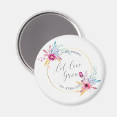 フローラエレガントミセス結婚ズ |冷蔵庫用マグネット マグネット (正面/裏面)