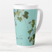 フローラエレガントミニマル書名の追加 カフェラテマグ (右アングル)