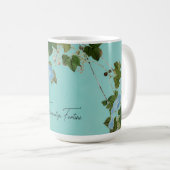フローラエレガントミニマル書名の追加 コーヒーマグカップ (正面右)