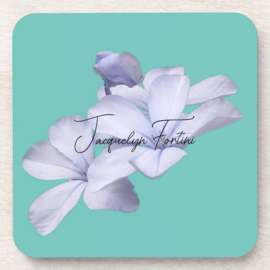 フローラエレガントミニマル書道リトグラフ コースター (正面)