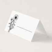 フローラエレガントミニマル白黒結婚ズ (正面)