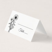 フローラエレガントミニマル白黒結婚ズ (正面)