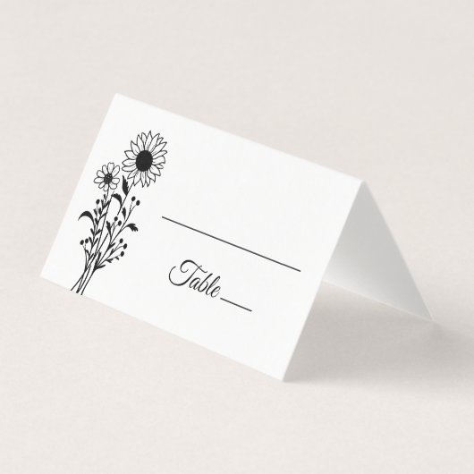 フローラエレガントミニマル白黒結婚ズ (正面)