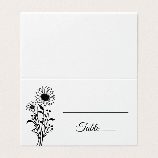 フローラエレガントミニマル白黒結婚ズ (外部フラット)