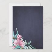 フローラエレガントメイスンジャー海軍誕生日パーティー 招待状 (裏面)