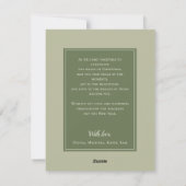 フローラエレガントメリークリスマスポインセチア シーズンカード (裏面)