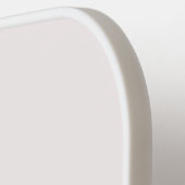 フローラエレガントモノグラパーソナライズされたム ピックルボールラケット (左詳細)