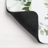 フローラエレガントモノグラム文字Pマウスパッド マウスパッド (コーナー)