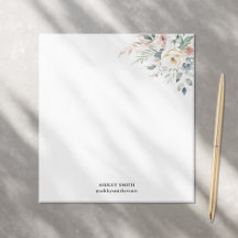 フローラエレガントモノグラム文房具紙