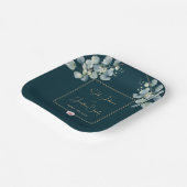 フローラエレガントユーカリの結婚葉 ペーパープレート (傾斜あり)