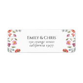 フローラエレガントユーカリ結婚の演説 ラベル (正面)