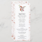 フローラエレガントユーカリ結婚プス メニュー (正面/裏面)