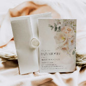 フローラエレガントユーカリ赤ちゃんシャワー 招待状