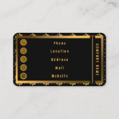 フローラエレガントラグジュアリーモダンコレクション 名刺 (裏面)