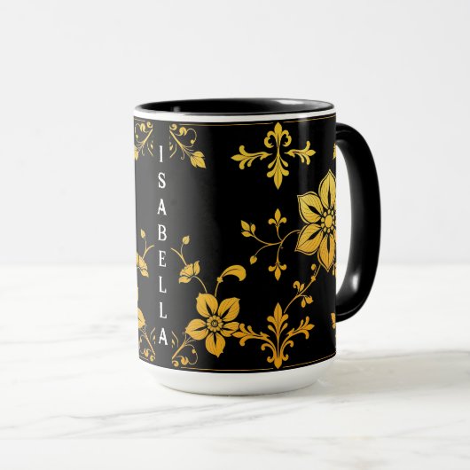 フローラエレガントラグジュアリー人気があるコレクション マグカップ (正面右)